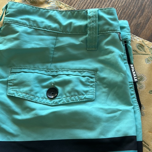 Men's Swim Shorts Mirage Aggrolite Floral Trunks Green Floral.  4 way Stretch - Picture 3 of 10